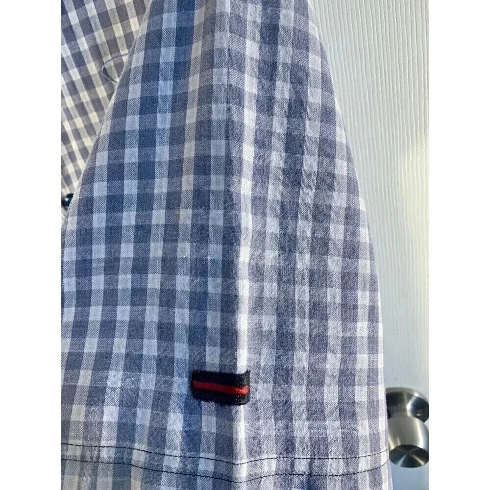 Vintage Fubu Jeans Company Short Sleeve Button down Shirt Size 2X - Picture 7 of 7
